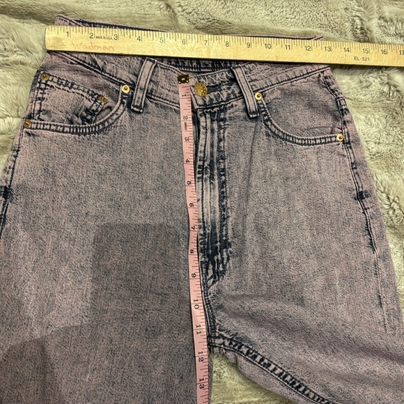 MOTHER Women's Straight Leg Jeans in Light Purple - Picture 6 of 14